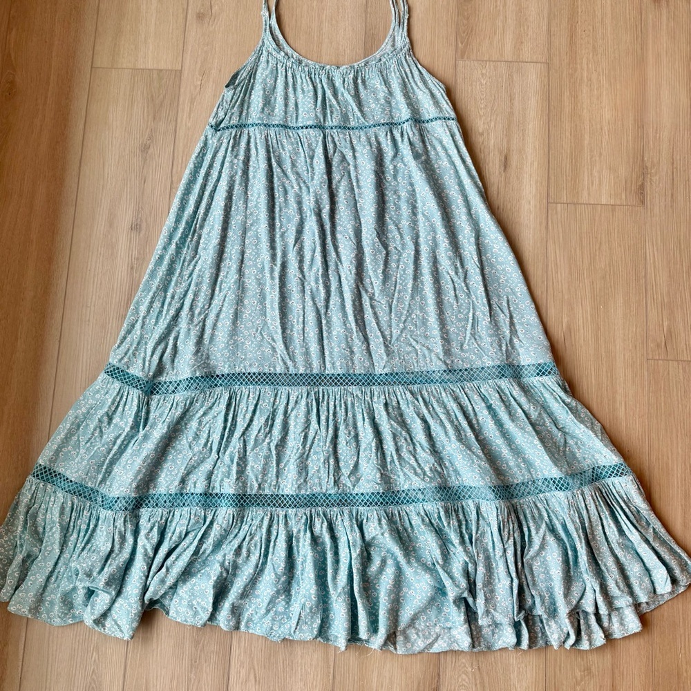 Anthropologie Easel Boho Floral Tiered Maxi Dress | Free People Style - Picture 2 of 9